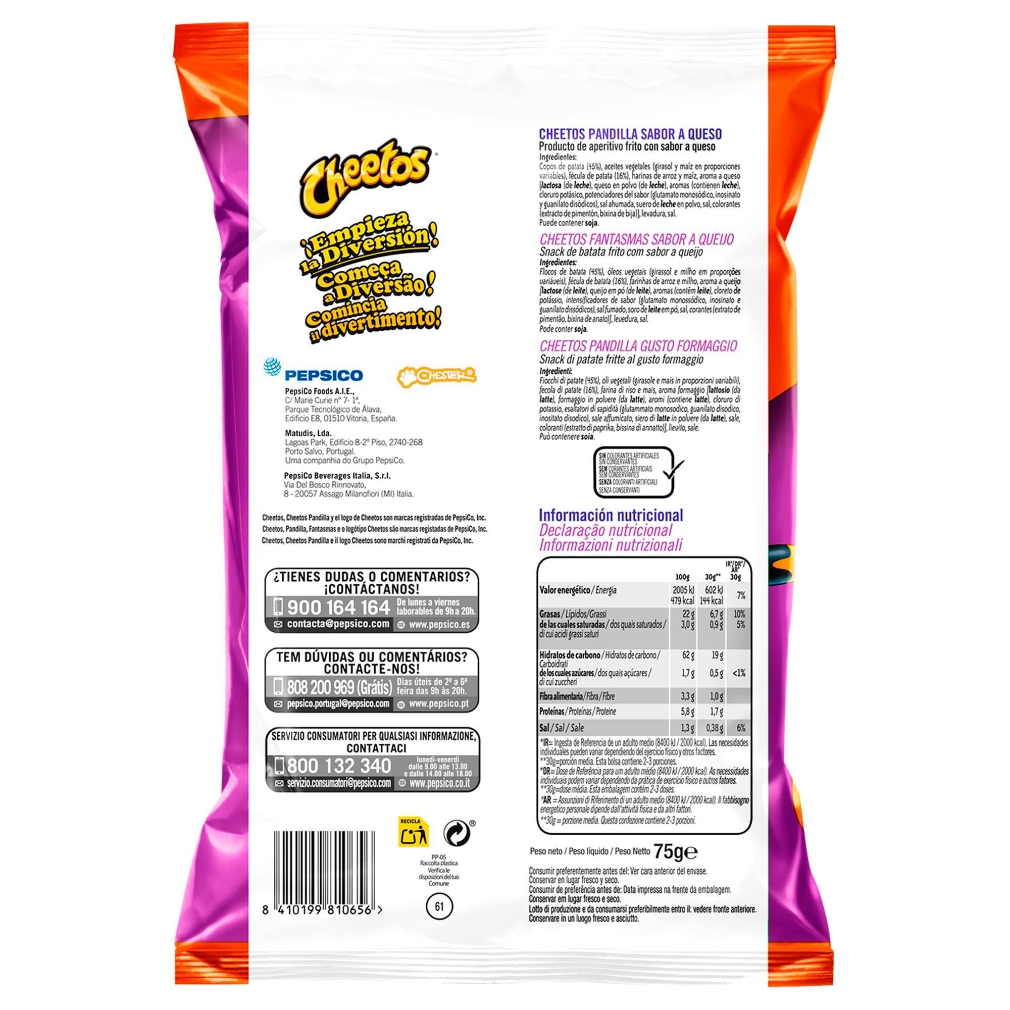 Snack pandilla Cheetos 75g