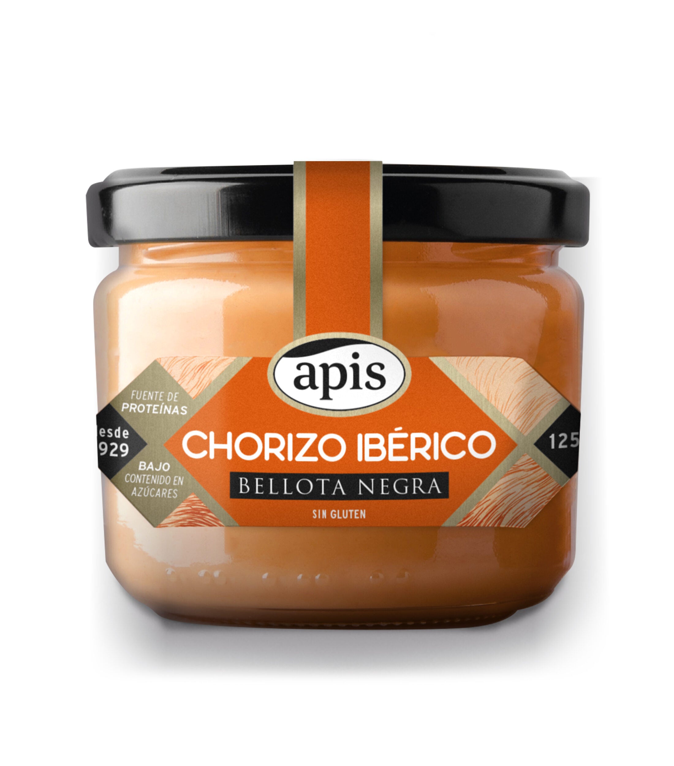 Pate bellota negra chorizo iberico Apis 125g