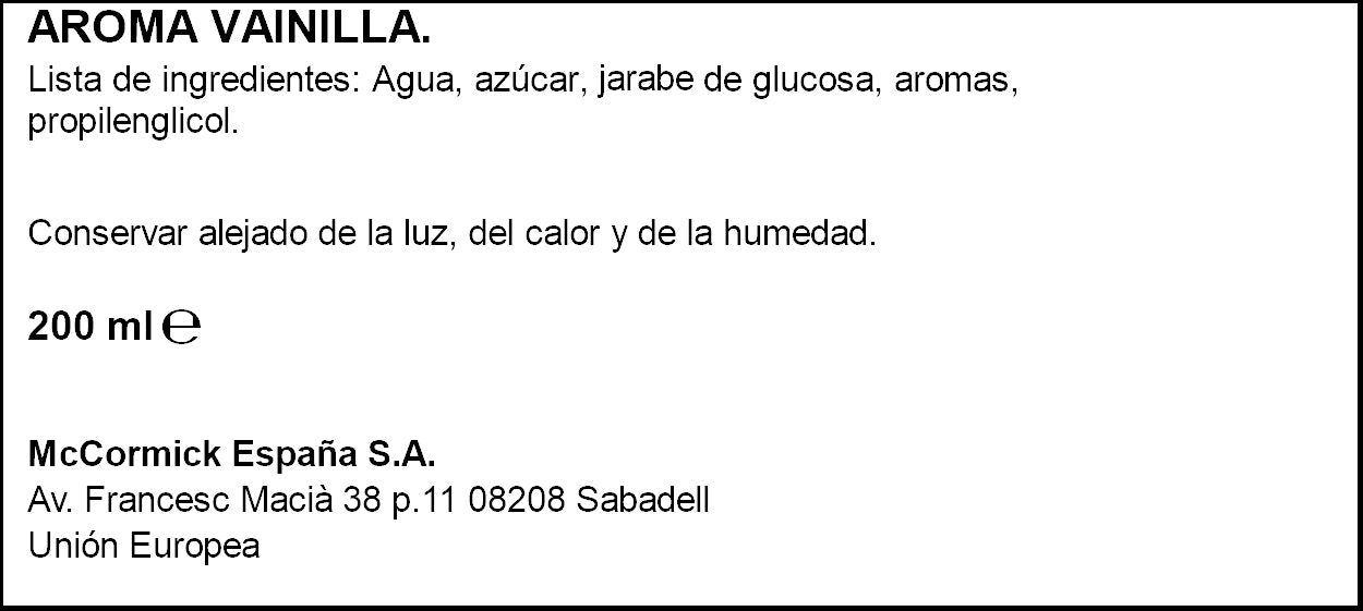 Decoración postres aroma vainilla Vahiné 200g