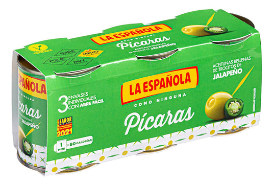 Aceitunas r/jalapeños picaras la Española 150g escurr La Despensa