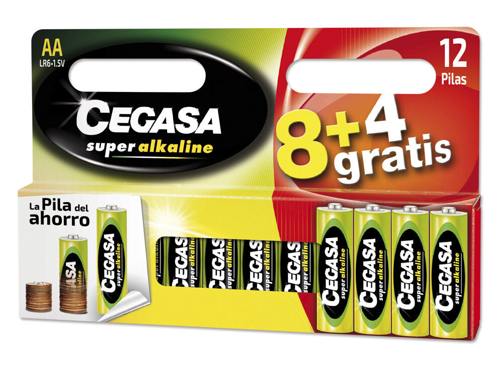 Pilas lr6 8+4 Cegasa