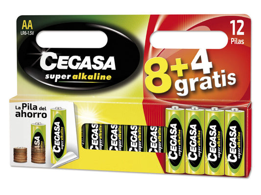 Pilas lr6 8+4 Cegasa La Despensa