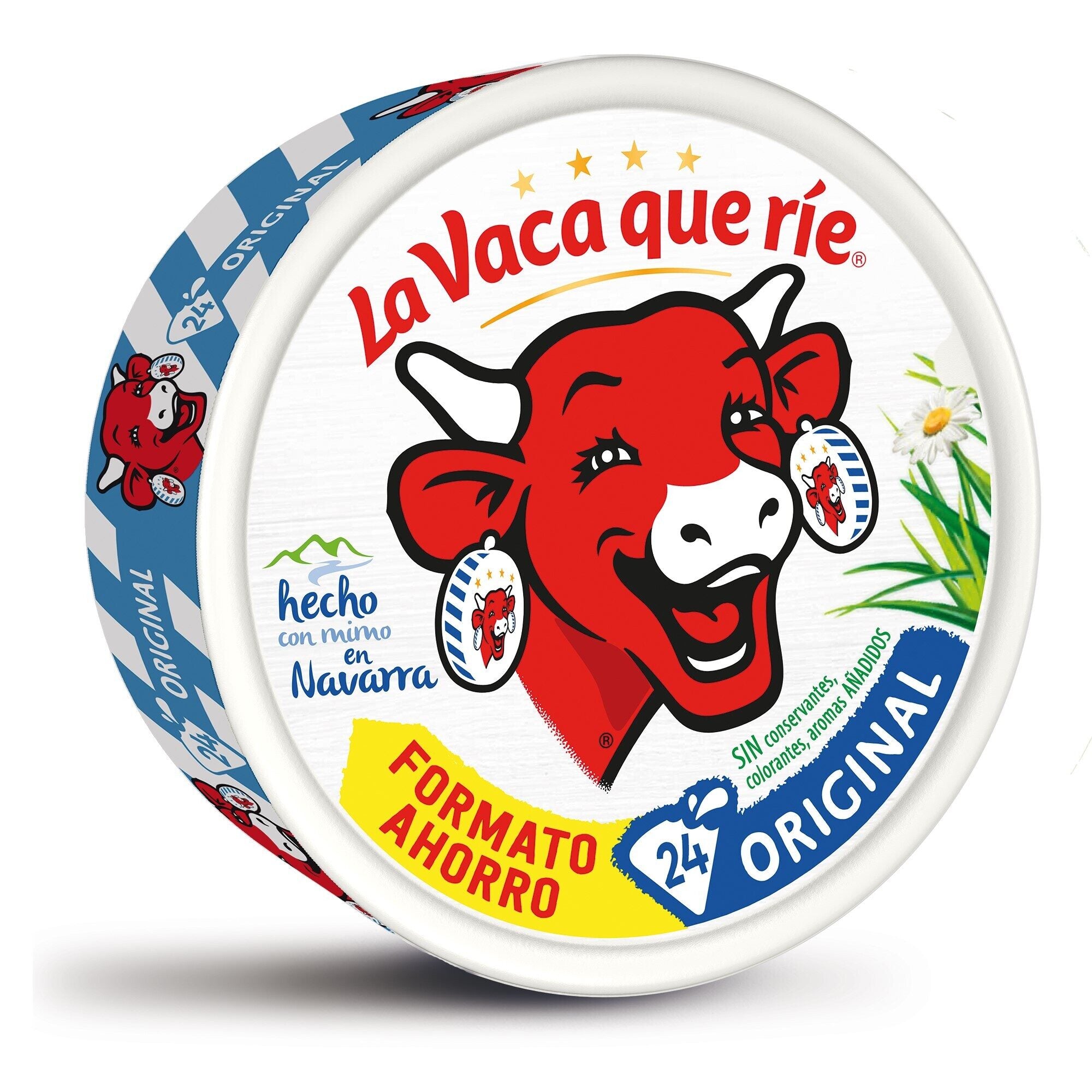 Queso porciones fundido La vaca que rie p24