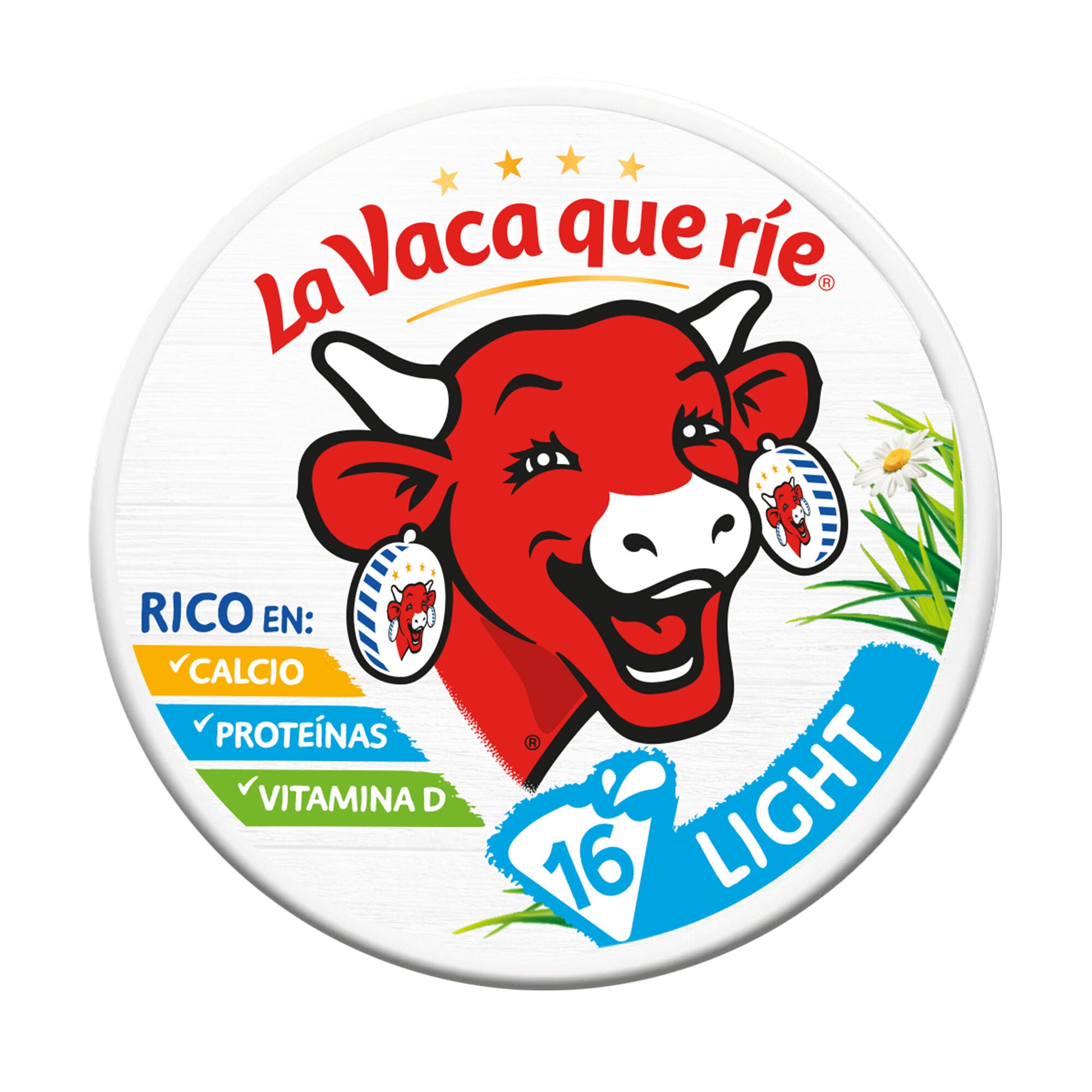 Queso fundido light porción La vaca que rie p16 250g