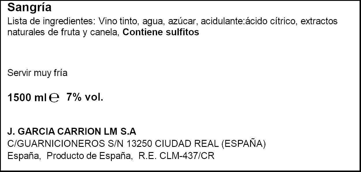 Sangria  Don simon 1.5l