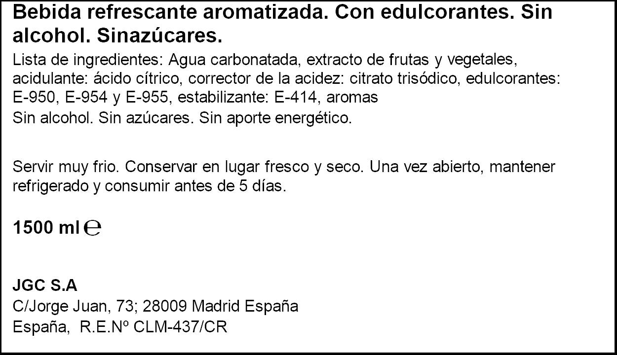 Tinto verano limon 0.0 sin azucar Don simon 1.5l