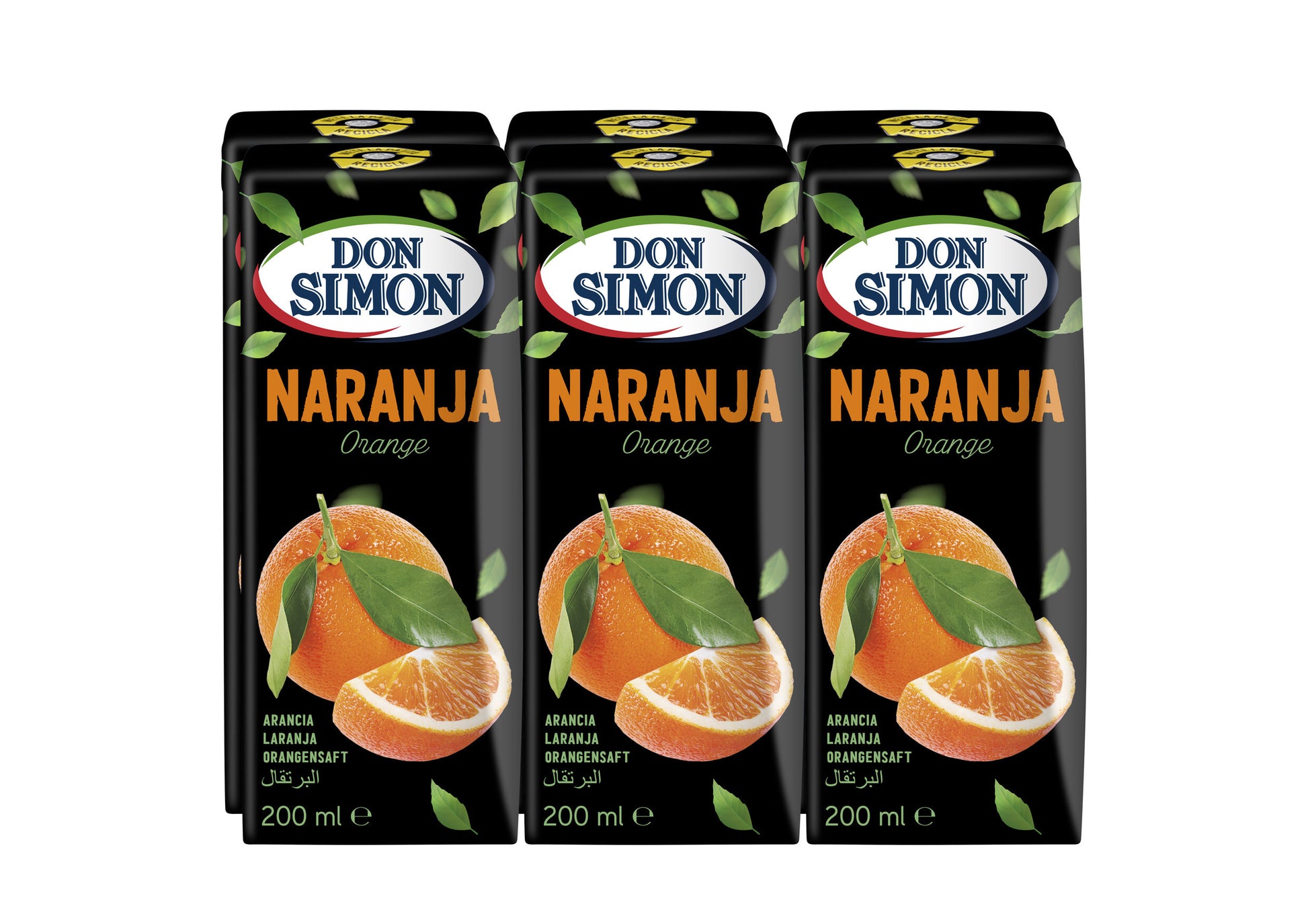 Zumo concentrado naranja Don simon p6 200ml/u