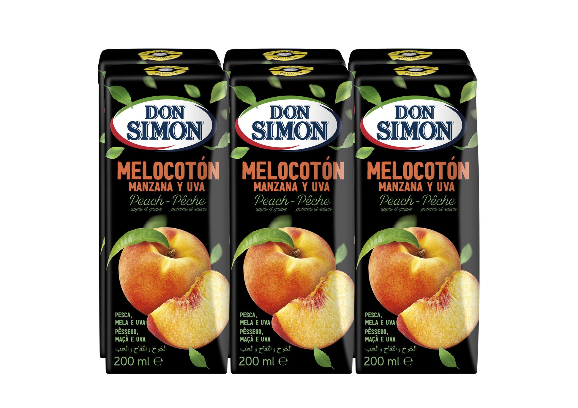 Zumo concentrado meloc/uva Don simon p6 200ml/u