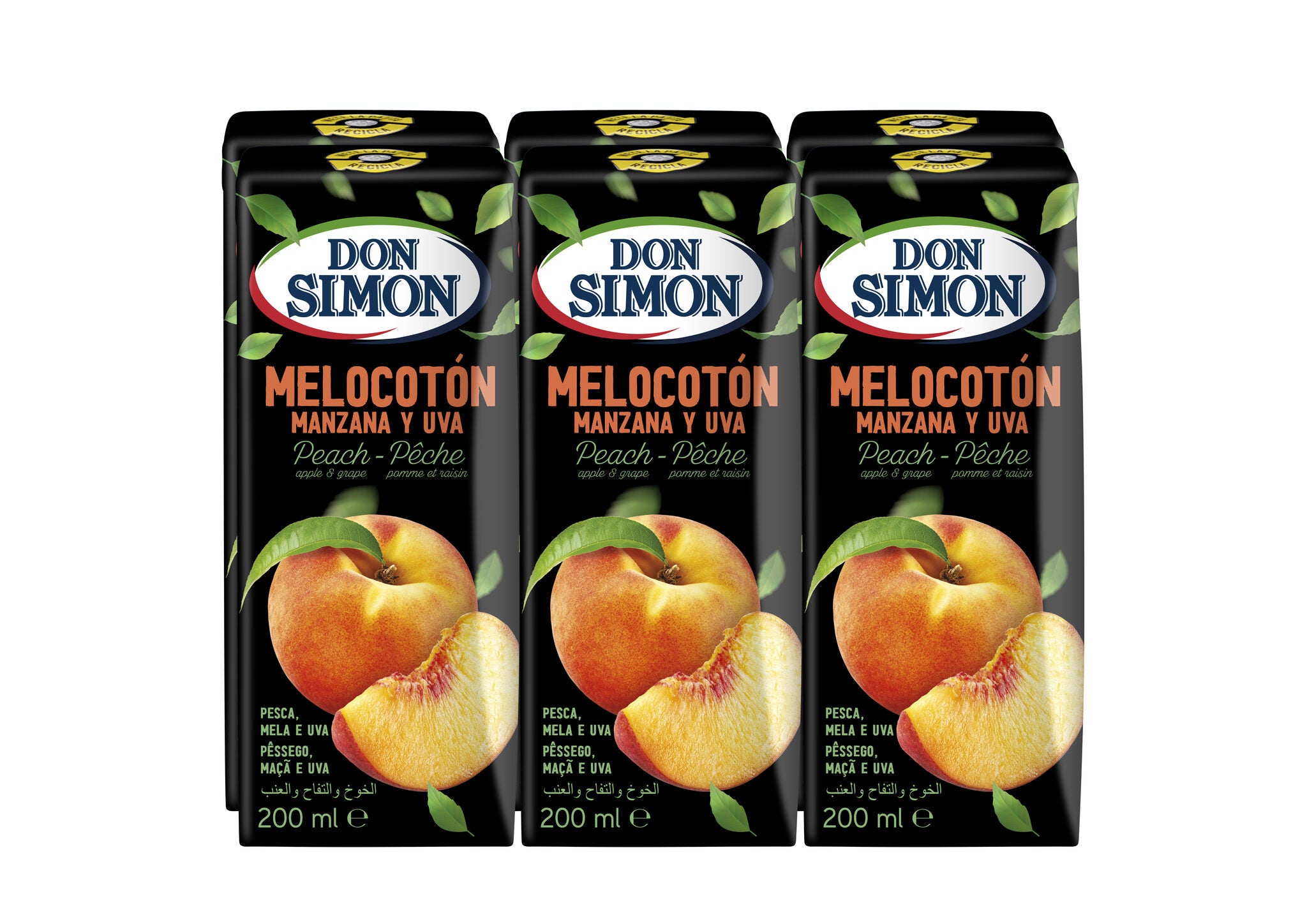 Zumo concentrado meloc/uva Don simon p6 200ml/u