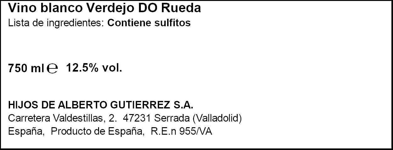 Vino blanco rueda verdejo Mayor de castilla 750ml