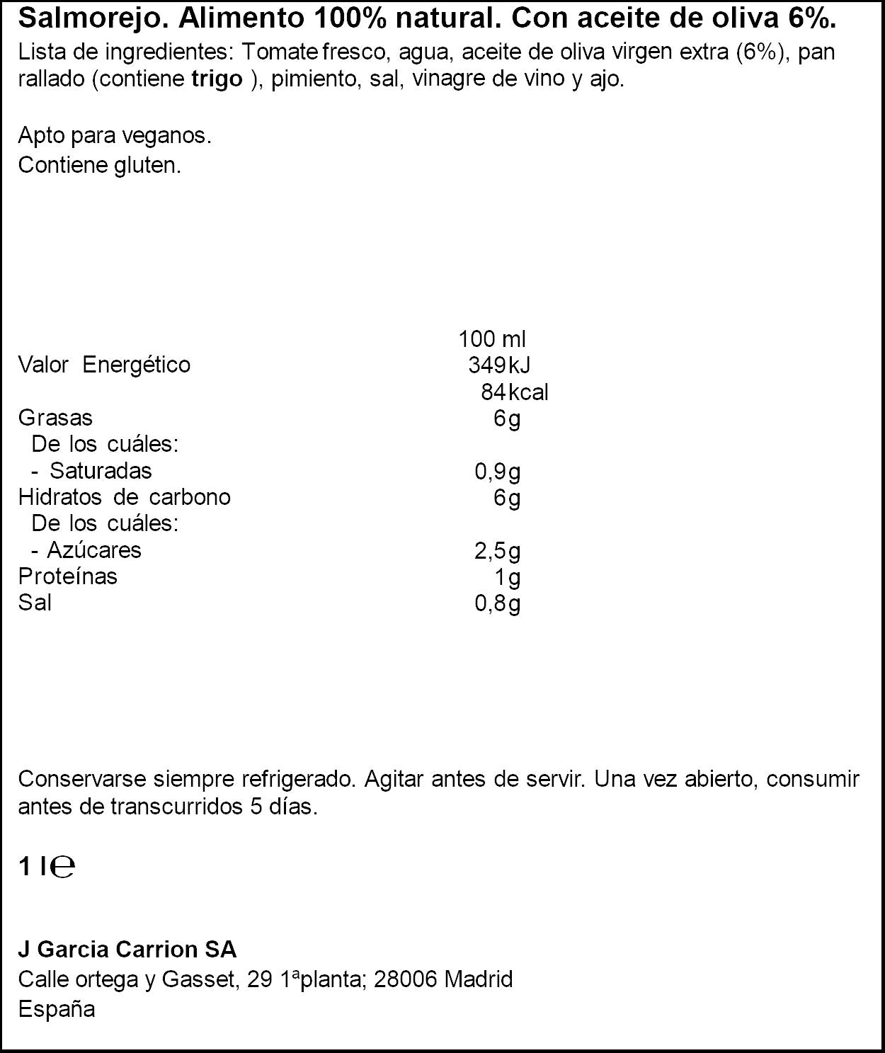 Salmorejo  Don Simon 1l
