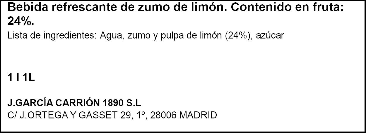 Limonada refrigerada Don simon 1l