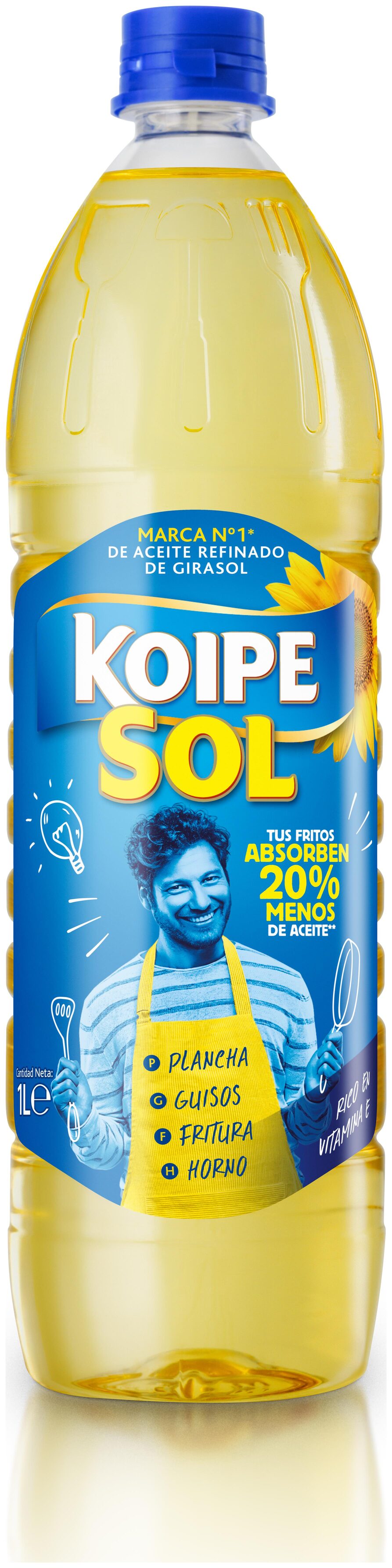 Aceite girasol 0 Koipesol 1l