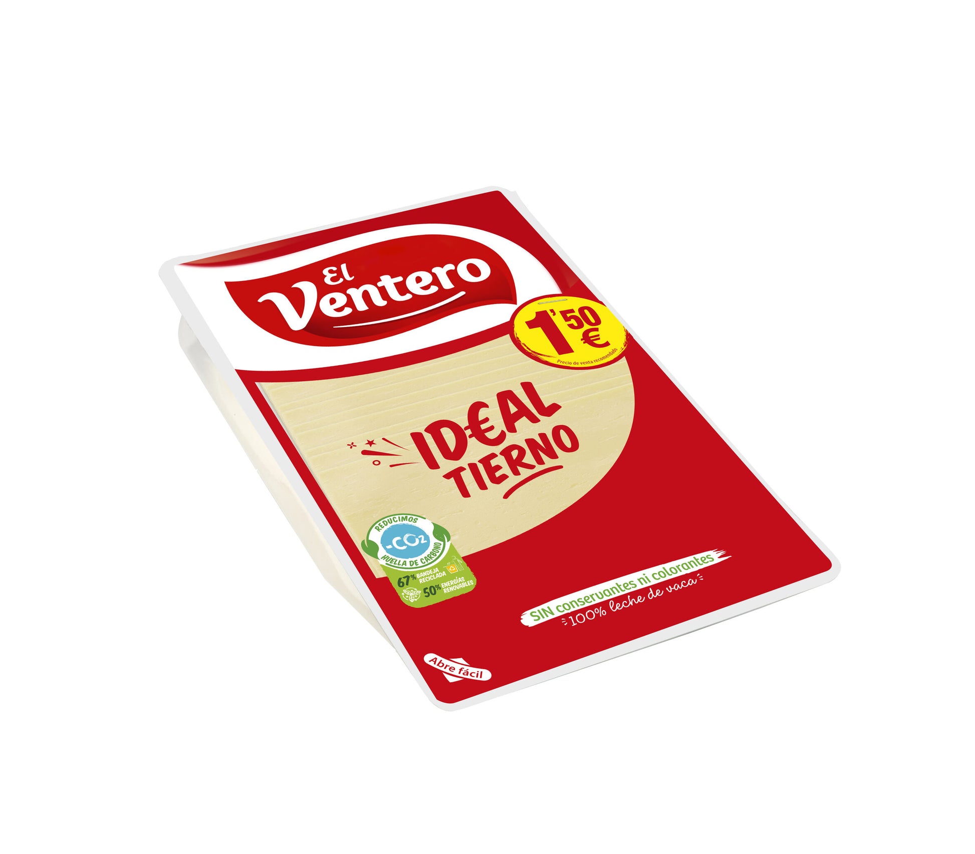 Queso tierno loncha El ventero 80g
