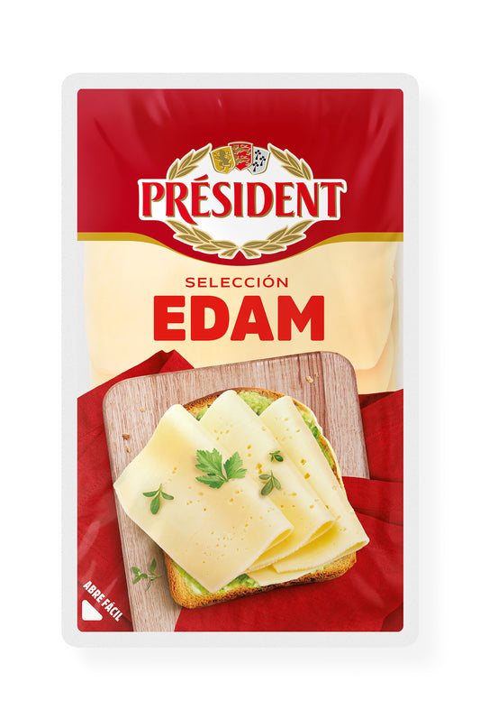 Queso edam lonchas President 100g La Despensa