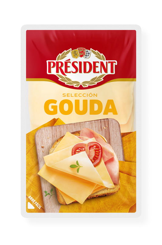 Queso gouda lonchas President 100g La Despensa