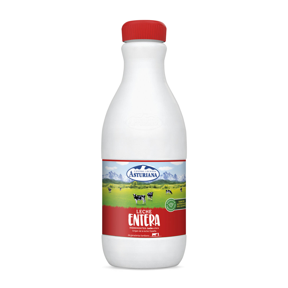 Leche entera botella Asturiana 1.5l