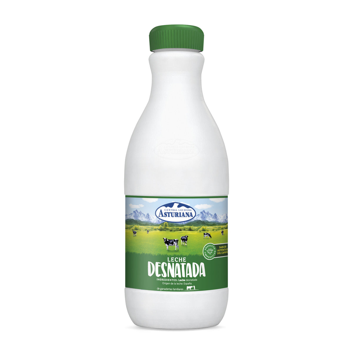 Leche desnatada botella Asturiana 1.5l