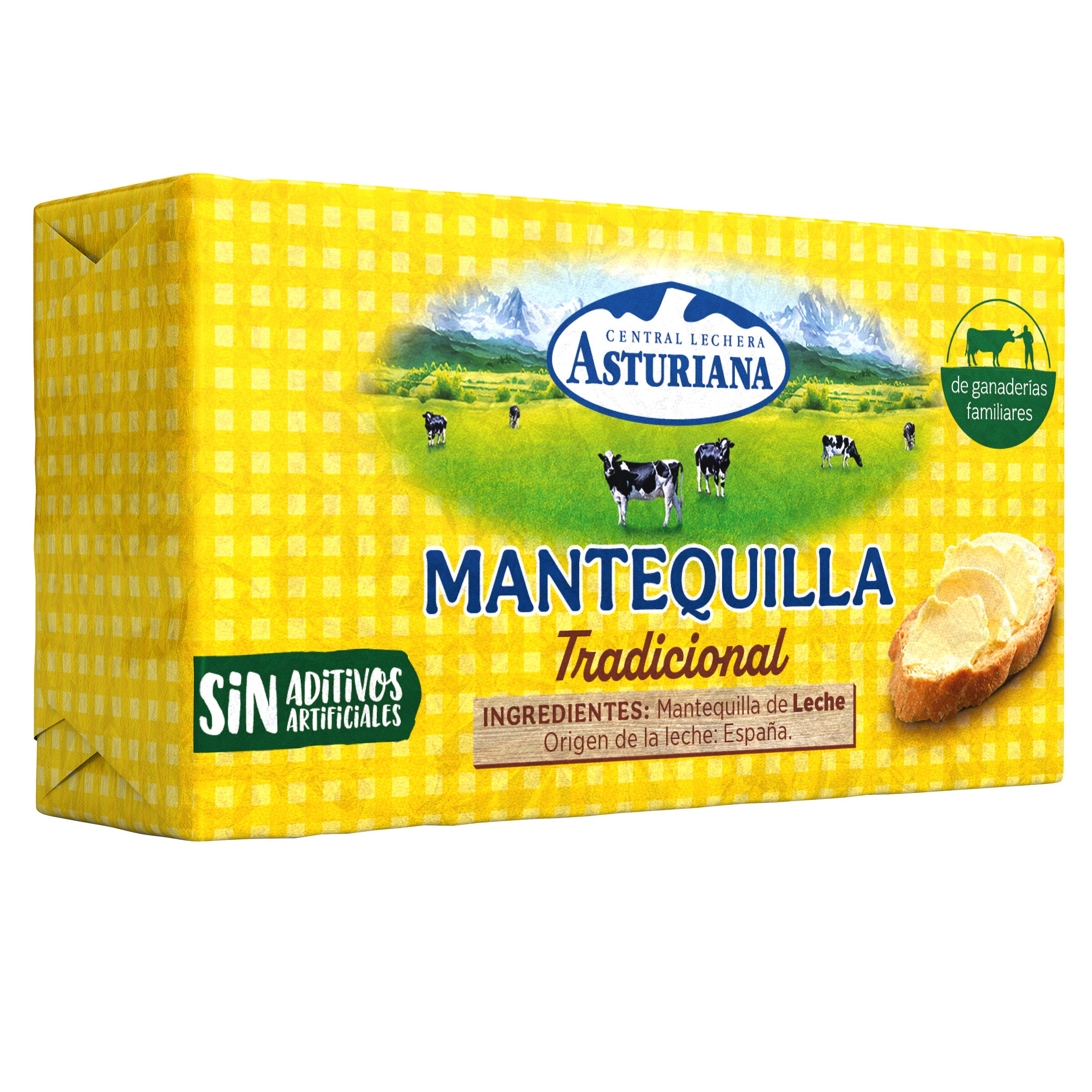 Mantequilla pastilla Asturiana 250g
