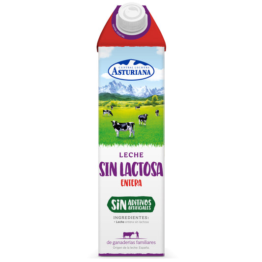 Leche entera s/lactosa Asturiana 1l La Despensa