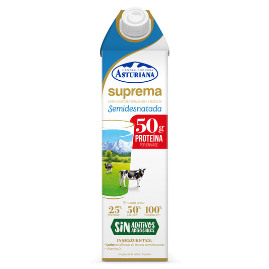 Leche sin lactosa suprema Asturiana 1l La Despensa