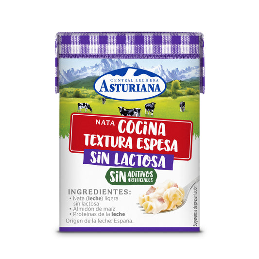 Nata cocina sin lactosa Asturiana 200g La Despensa