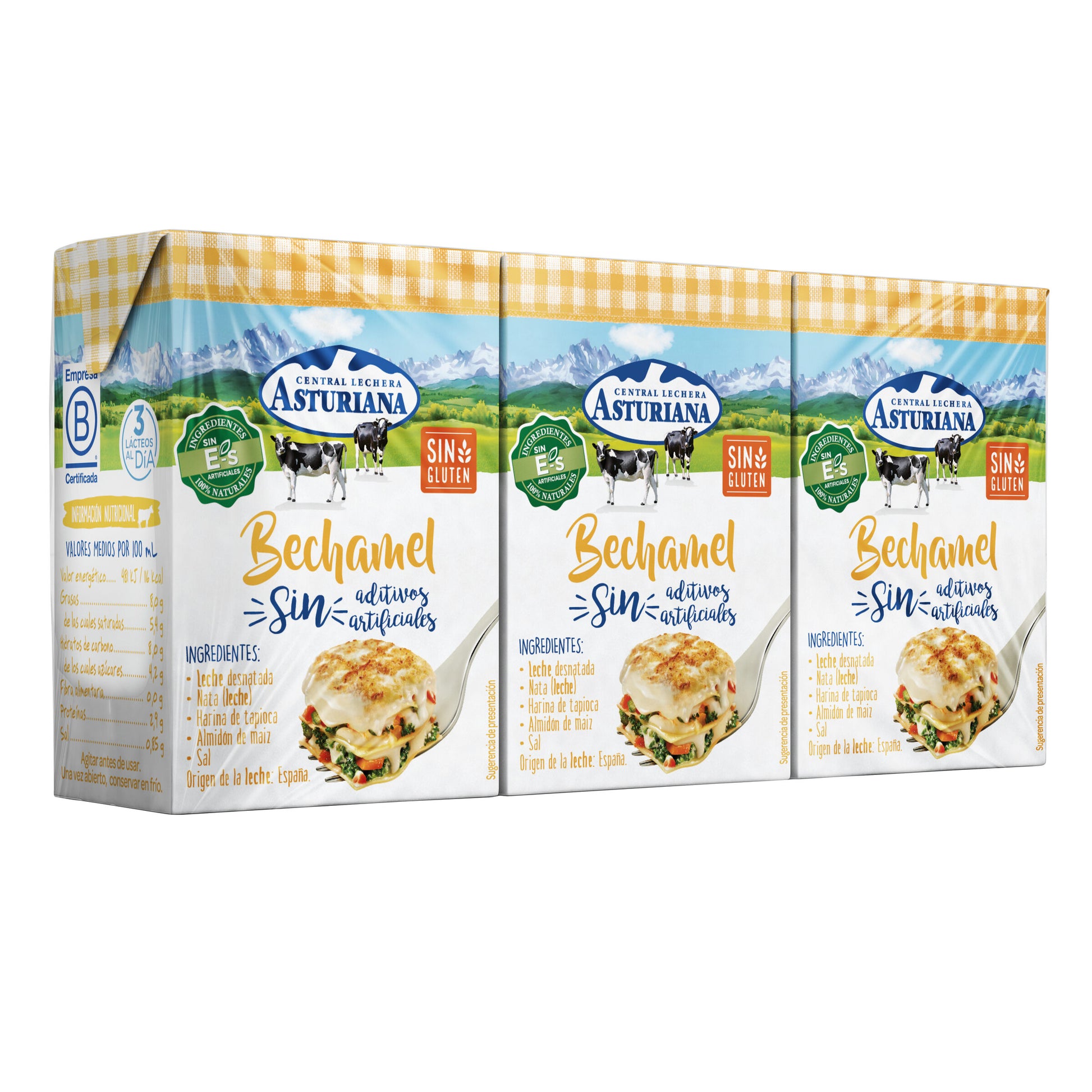 Salsa bechamel La asturiana p3 200ml/u