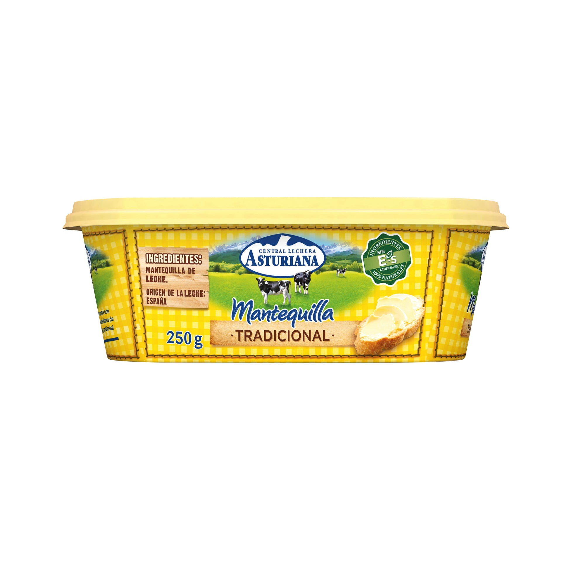 Mantequilla tarrina Asturiana 250g