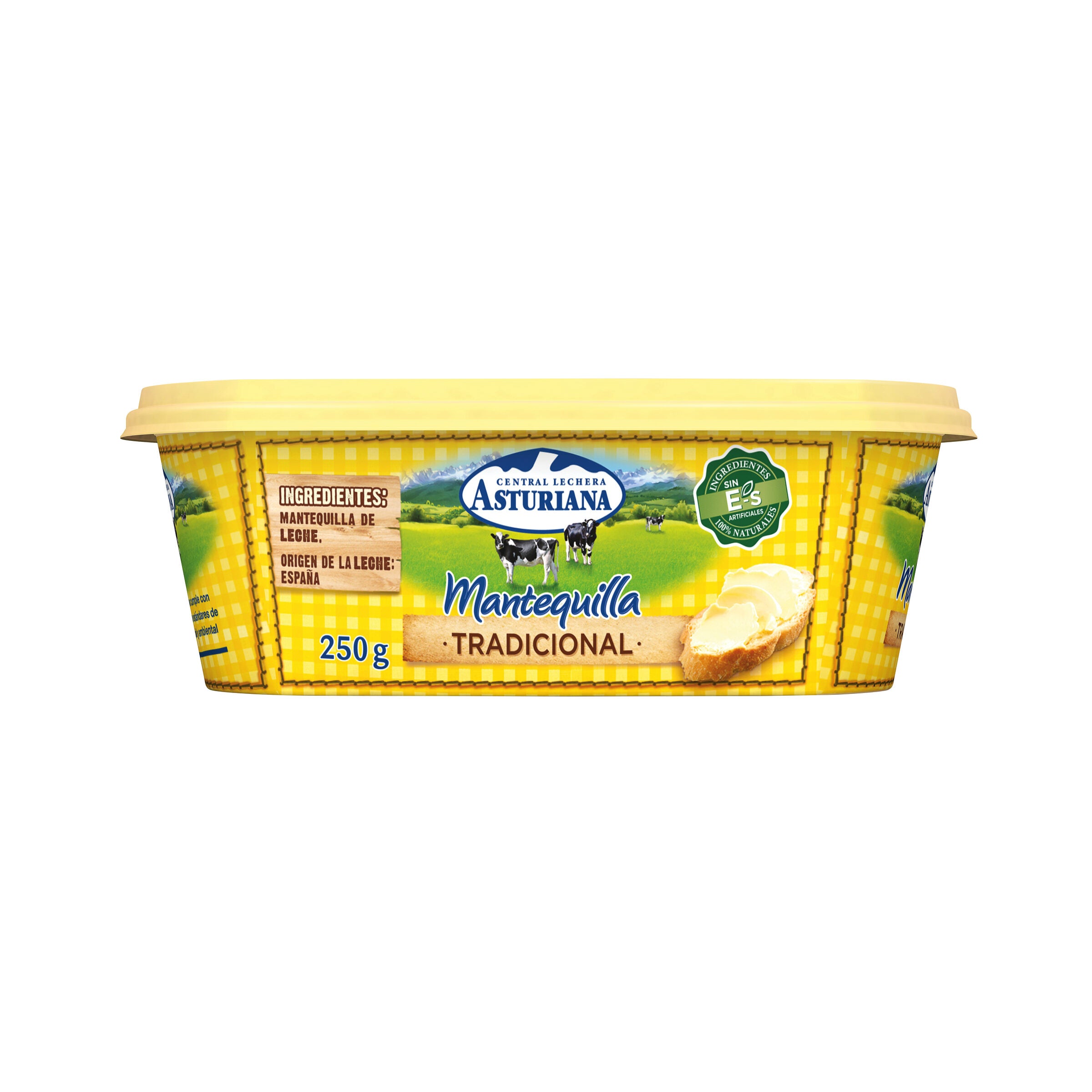 Mantequilla tarrina Asturiana 250g