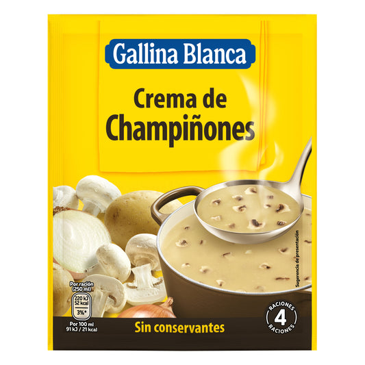 Crema sobre champiñones Gallina blanca 85g La Despensa
