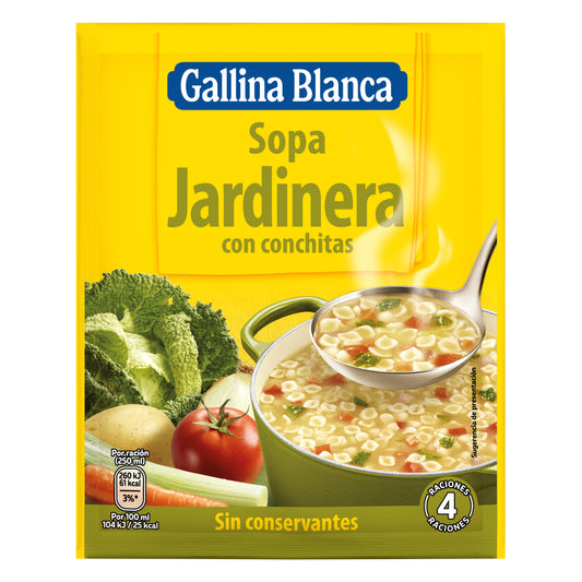 Sopa sobre jardinera Gallina blanca 77g La Despensa