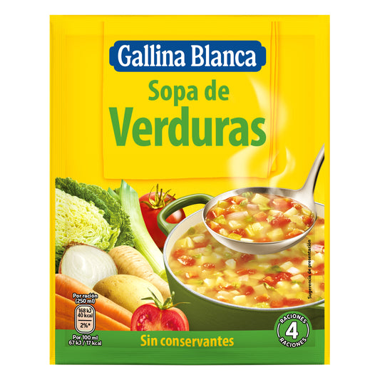 Sopa sobre verduras Gallina blanca 56g La Despensa