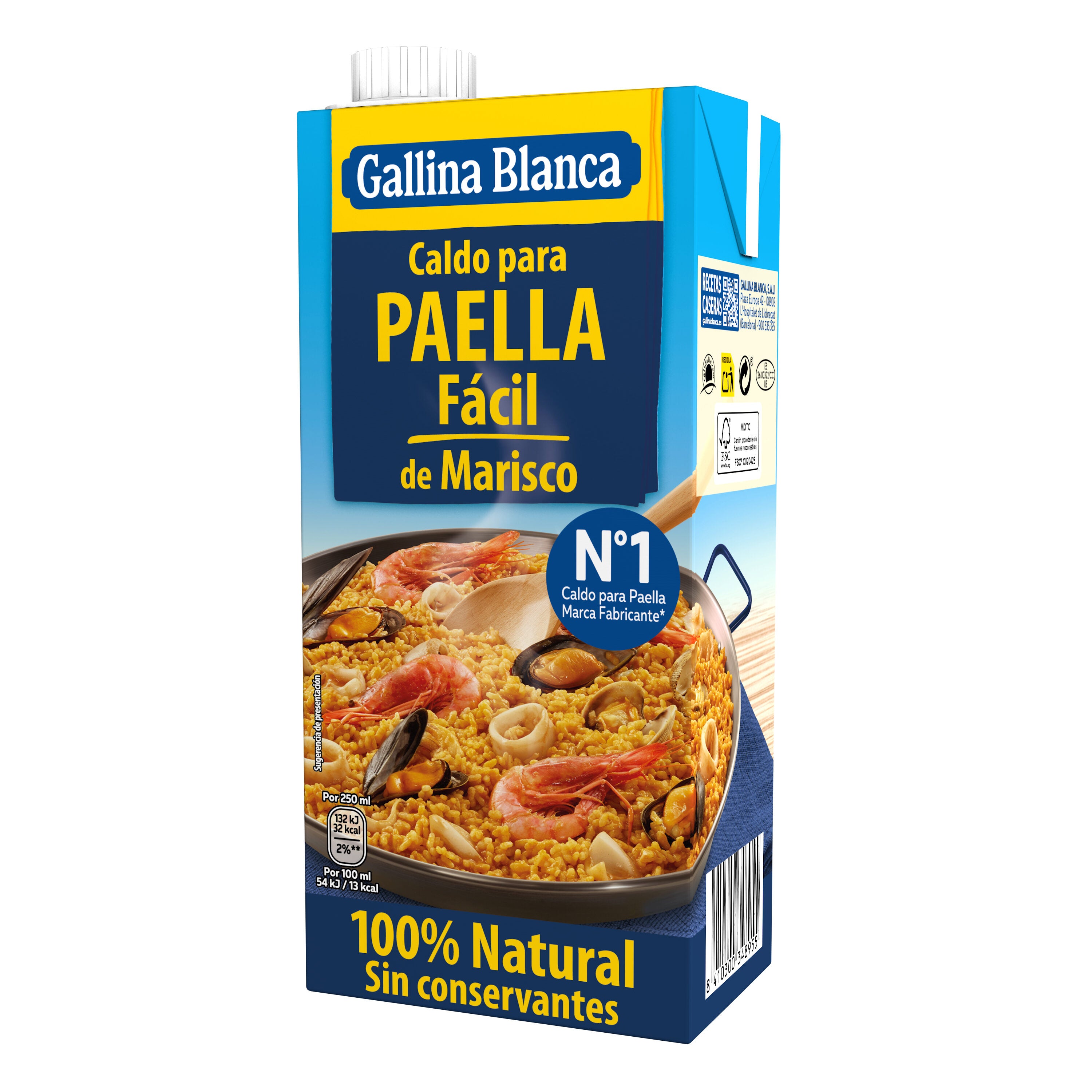 Caldo paella casero Gallina blanca 1l