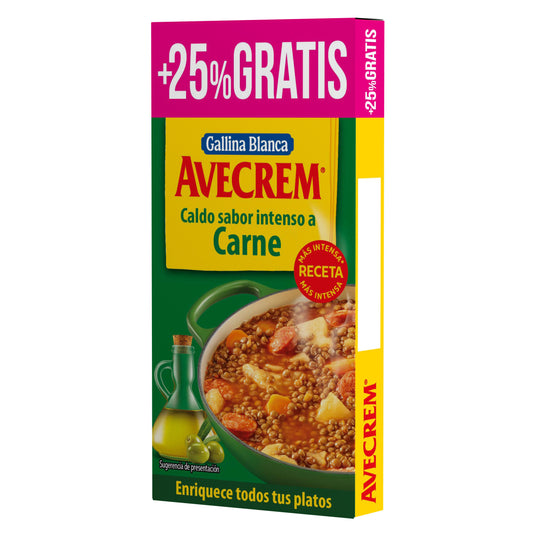 Pastilla caldo carne Avecrem 8u La Despensa