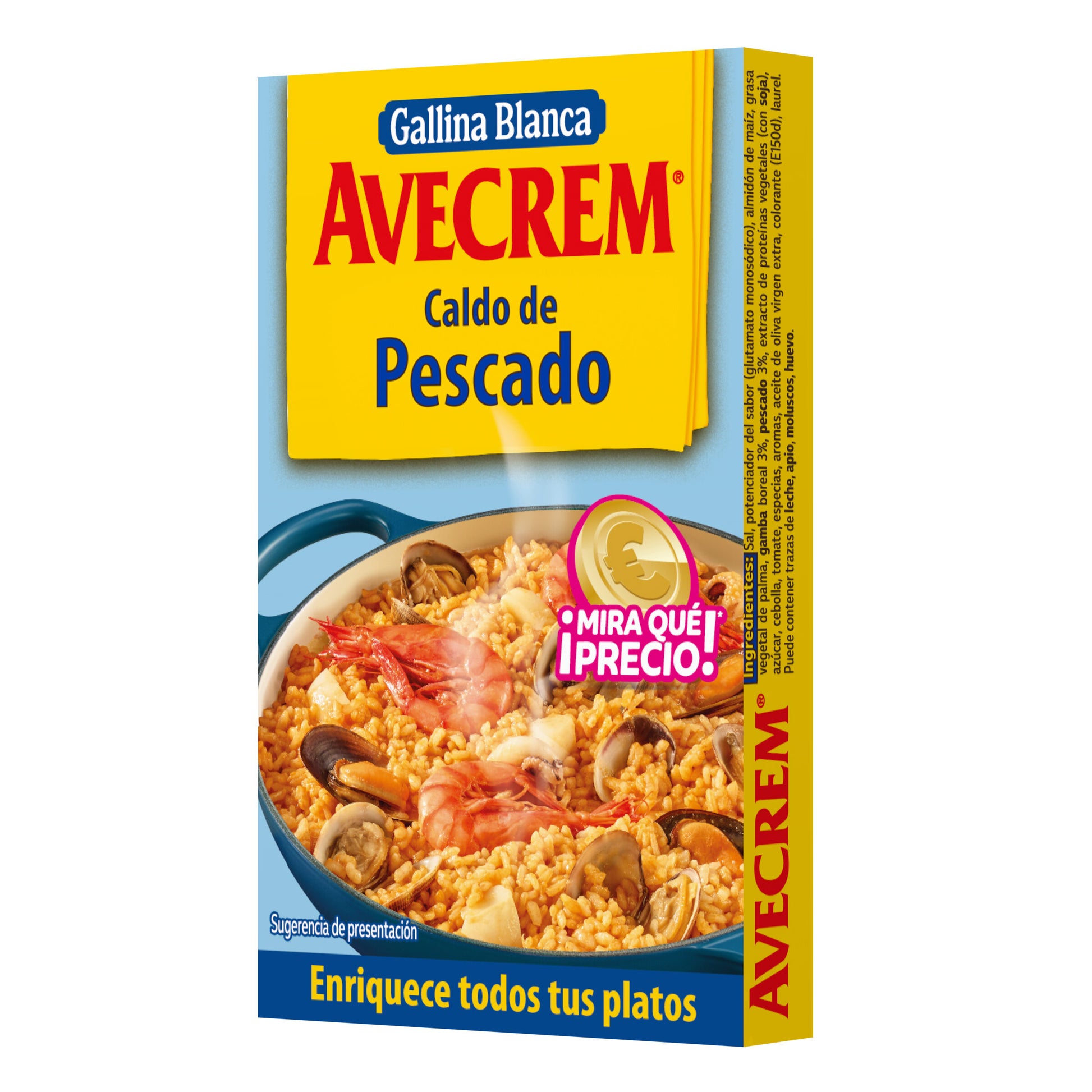 Pastilla caldo pescado Avecrem 8u