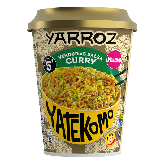 Yarroz verduras salsa curry Yatekomo 84g La Despensa