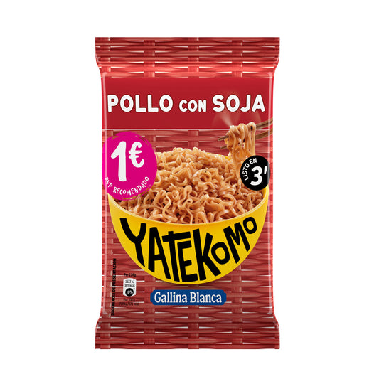 Yatekomo pollo/soja bolsa Gallina blanca 79g La Despensa