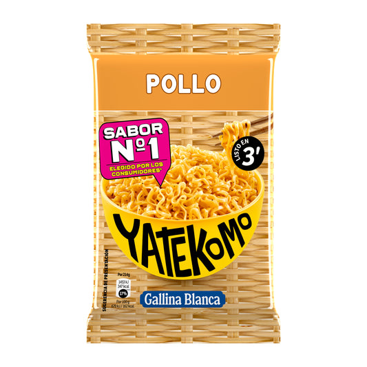 Yatekomo pollo bolsa Gallina blanca 82g La Despensa