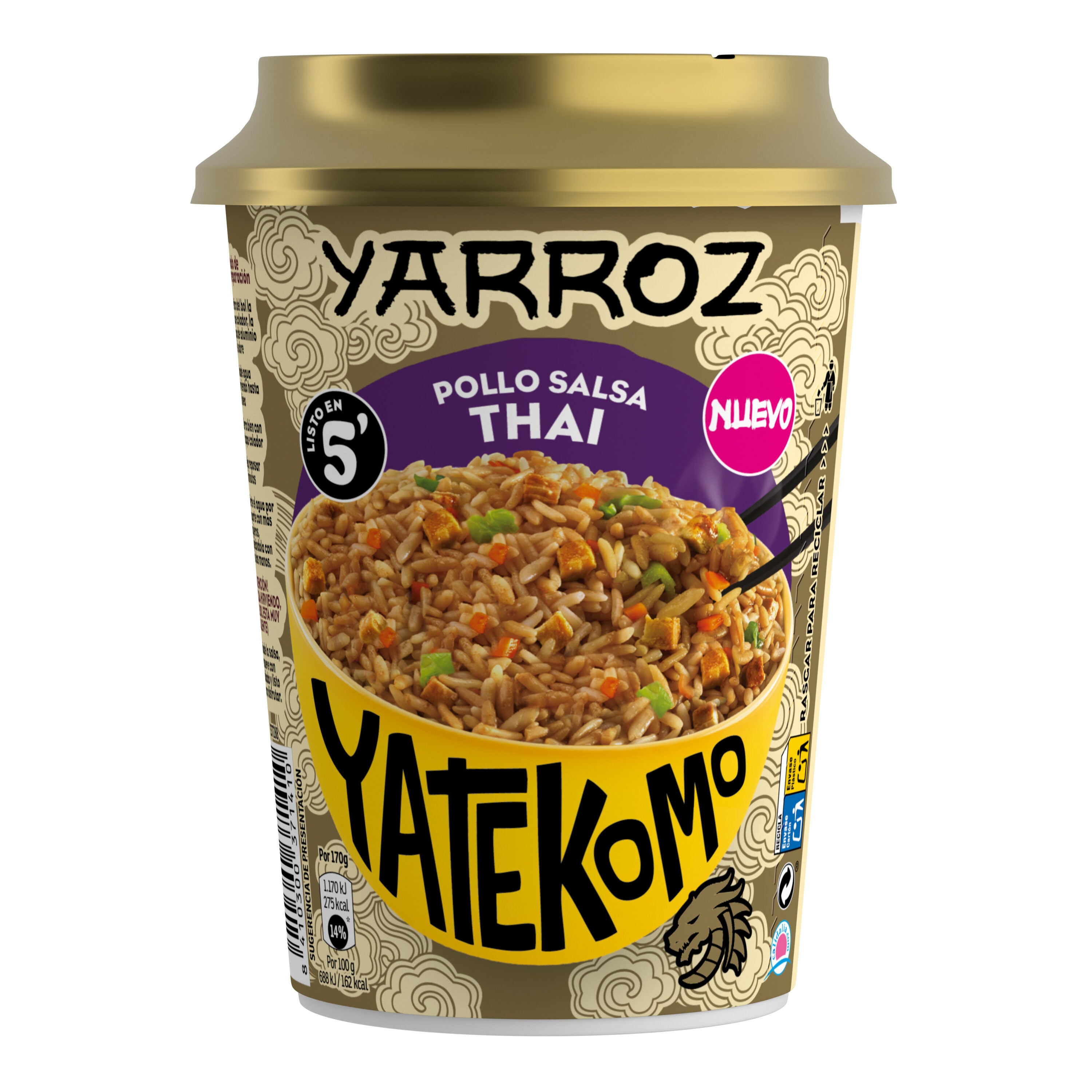 Yarroz pollo salsa thai Gallina blanca 83g