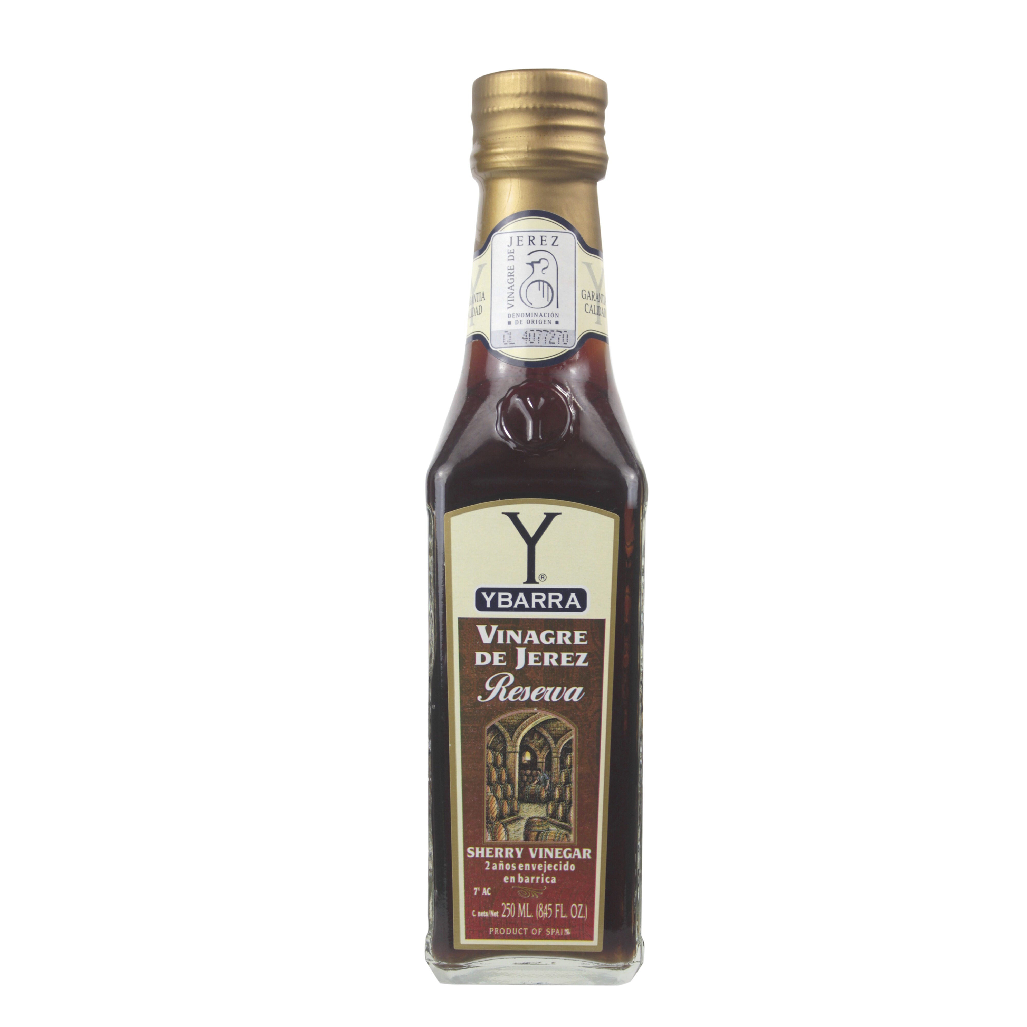 Vinagre jerez reserva dop cristal Ybarra 250ml