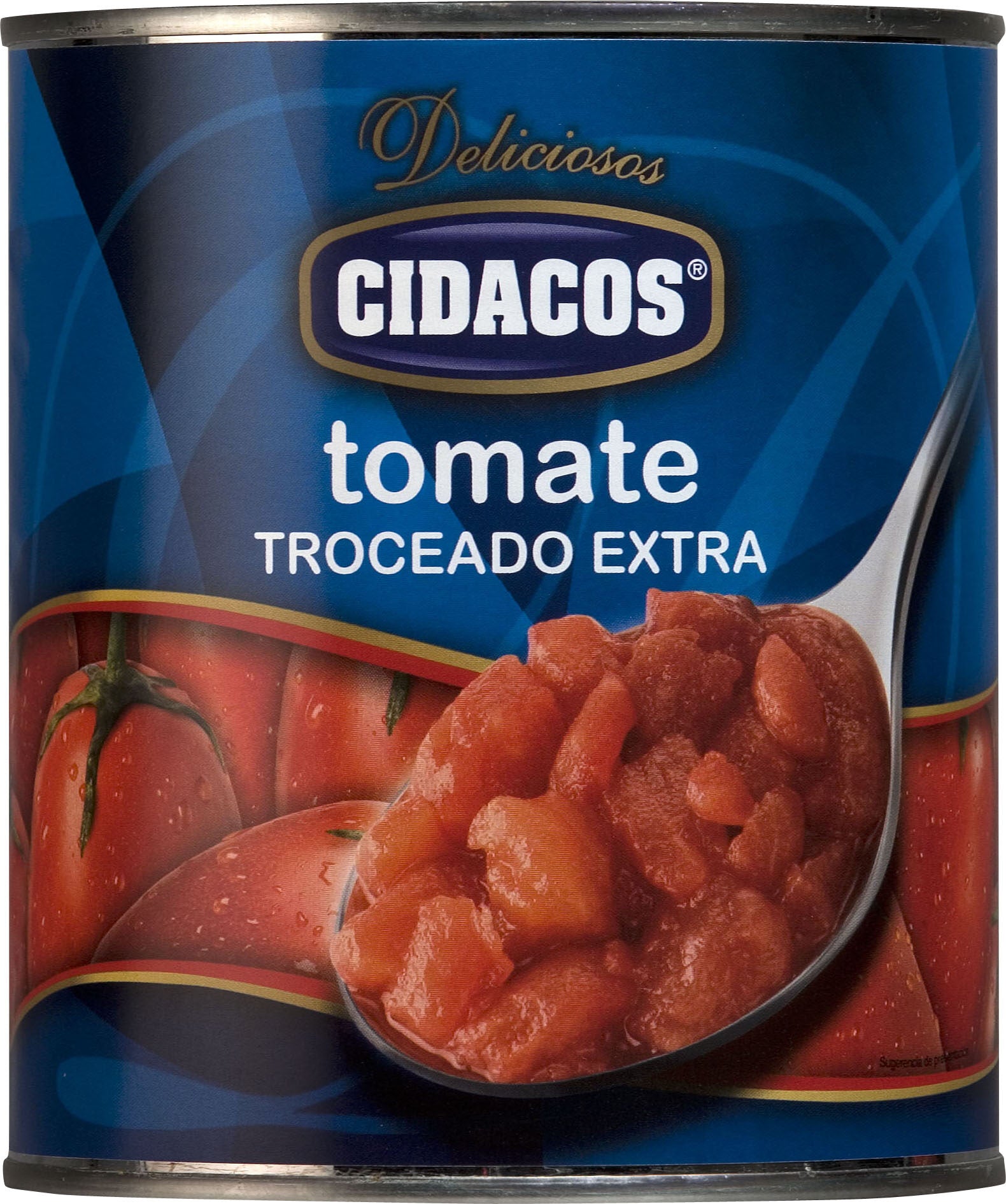 Tomate troceado extra lata Cidacos 820g escurr
