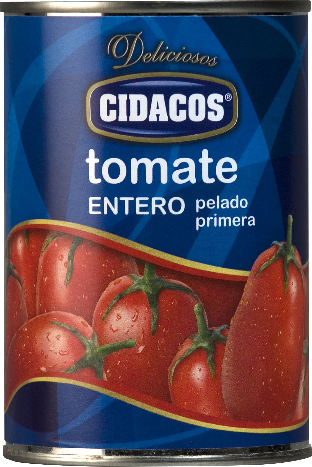 Tomate natural entero lata Cidacos 240g escurr