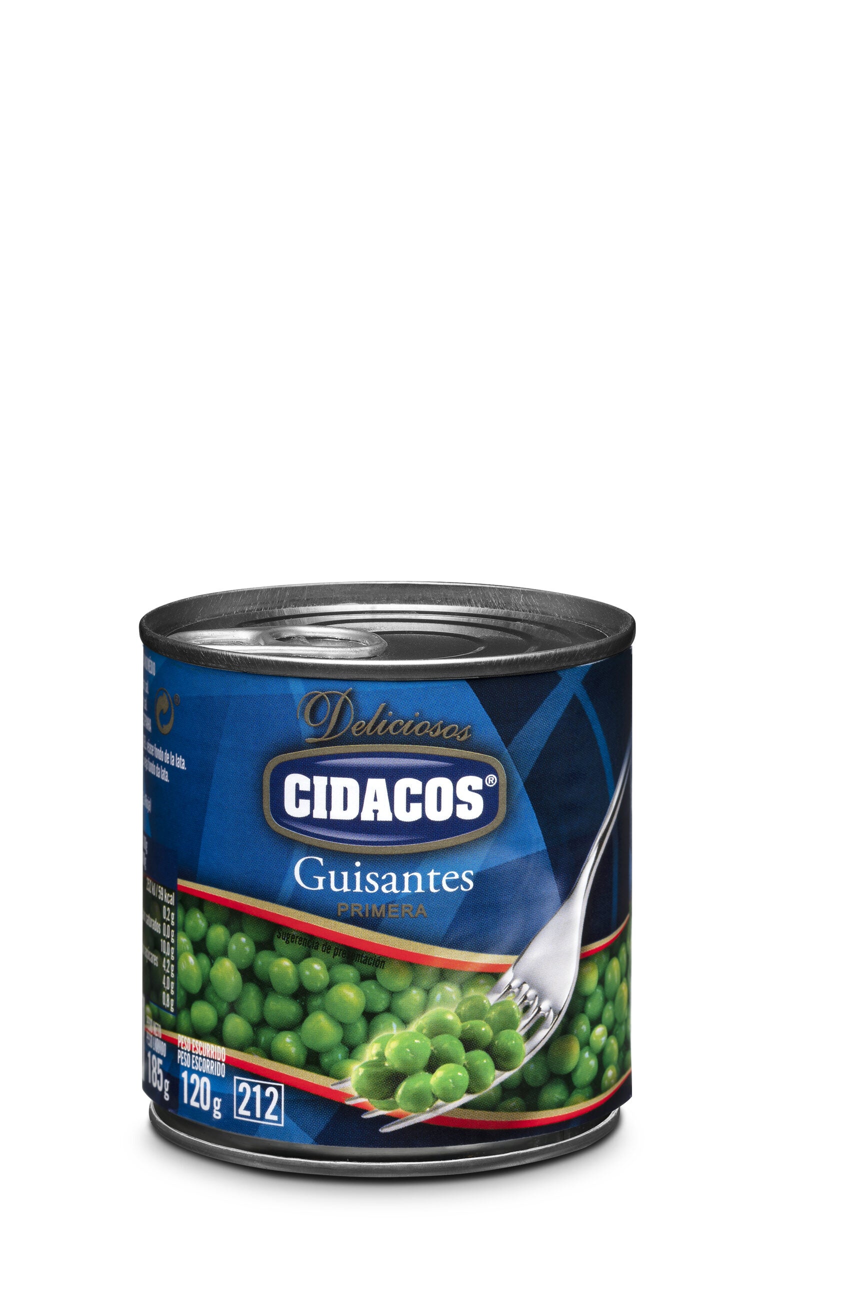 Guisantes lata Cidacos 120g escurr