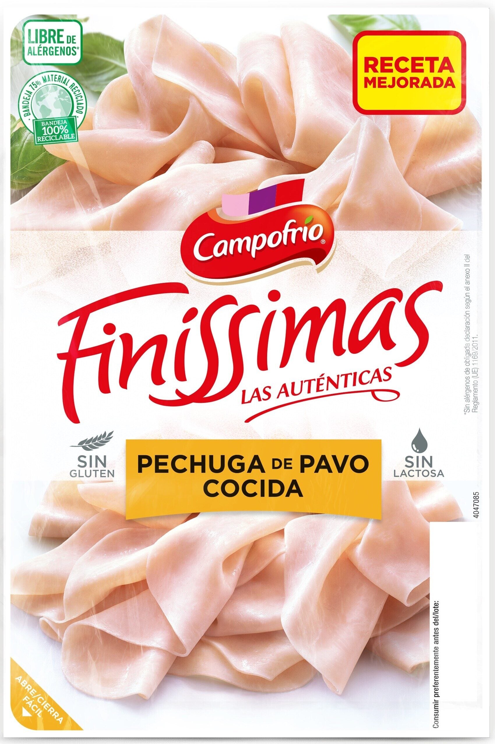 Pechuga pavo finissimas lonchas Campofrio 115g