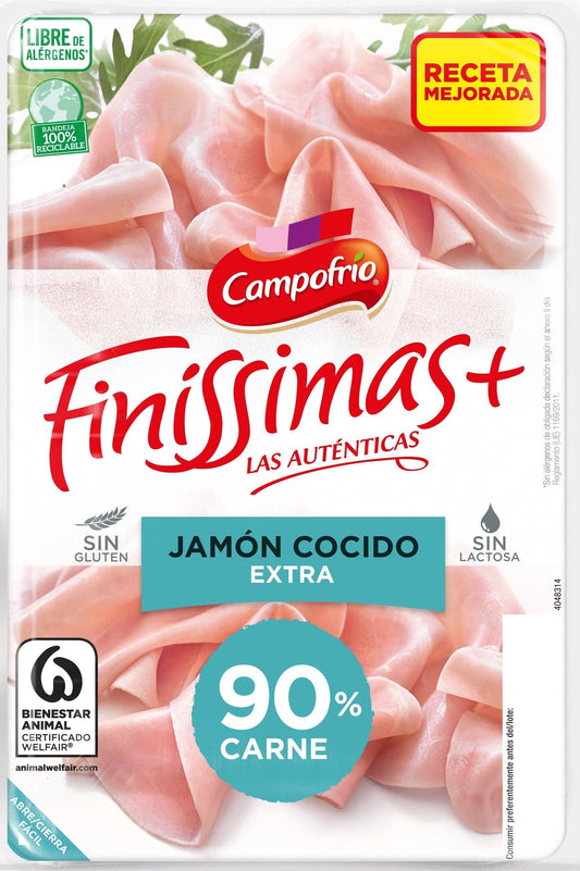Jamón cocido finissimas lonchas Campofrio 115g La Despensa