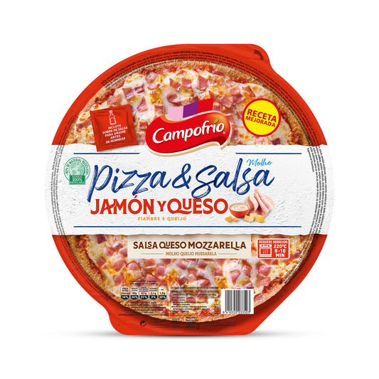 Pizza c/salsa mozzarella jam/ques Campofrio 360g La Despensa