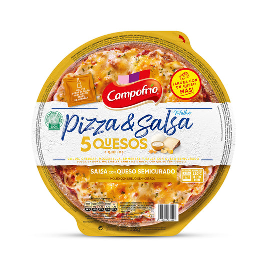 Pizza c/salsa manchego 5 quesos Campofrio 365g La Despensa