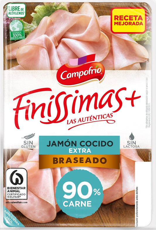 Jamon cocido braseada finisima Campofrio 115g La Despensa