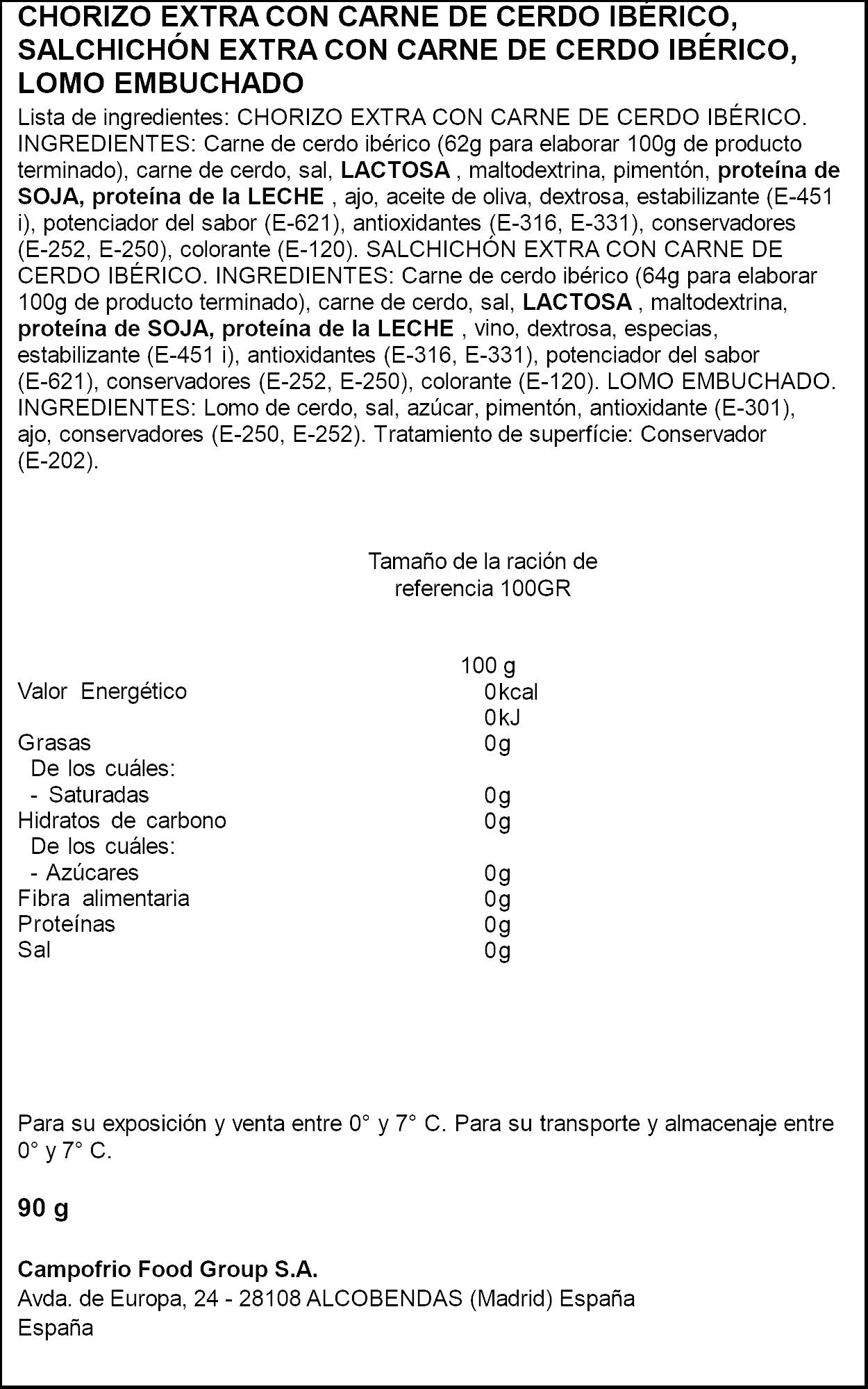 Surtido loncheados gourmet Navidul 90g