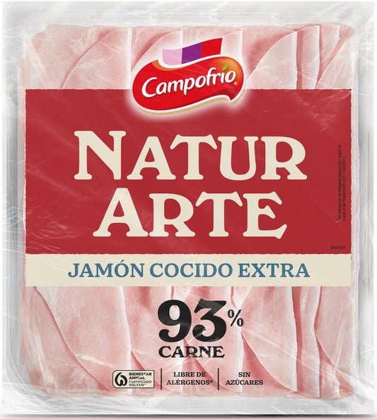 Jamon cocido extra lonchas Naturarte 120g La Despensa